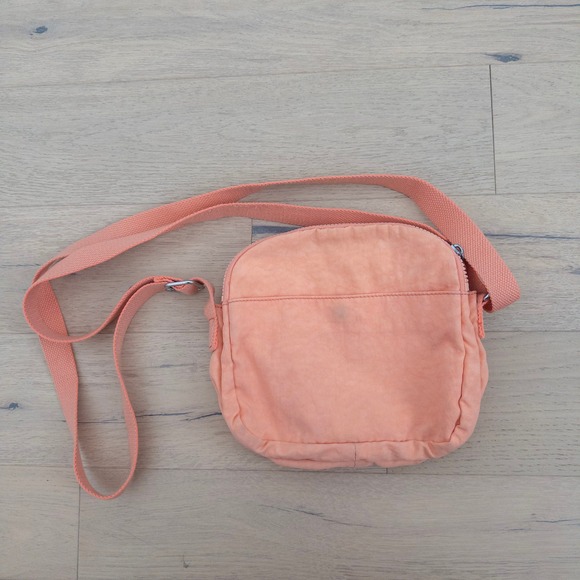 Kipling Bag Size OS Coral Crossbody‎ Nylon Monkey Charm Casual Travel Y2K Kids - Picture 4 of 6